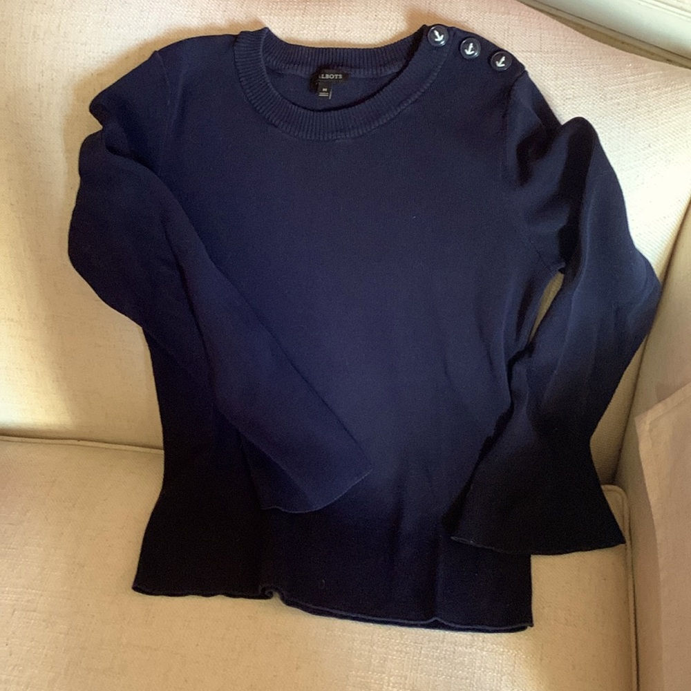 Talbots woman’s navy top size medium